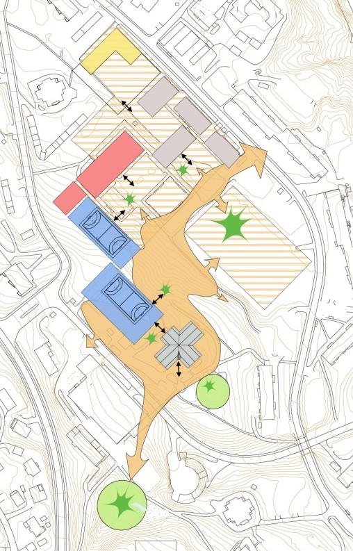 I 2012 ble det gjennomført arkitektkonkurranse ved et parallelloppdrag hvor det skulle utarbeides ideer til løsning og utforming av Fjell sentrum.