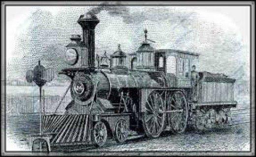I gruvene hadde hester trukket kullvogner som gikk på skinner. Nå ble Watts dampmaskin plassert i ei vogn, i et lokomotiv. Alt ble enklere og mer effektivt.