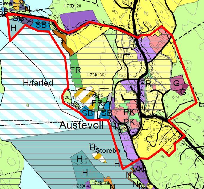 Oppdragsnr.: 5153092 Planprogram 3 Lokalisering og plangrunnlag 3.1 LOKALISERING OG PLANAVGRENSING Planen omfattar kommunesenteret og tettstaden Storebø på Austevoll.