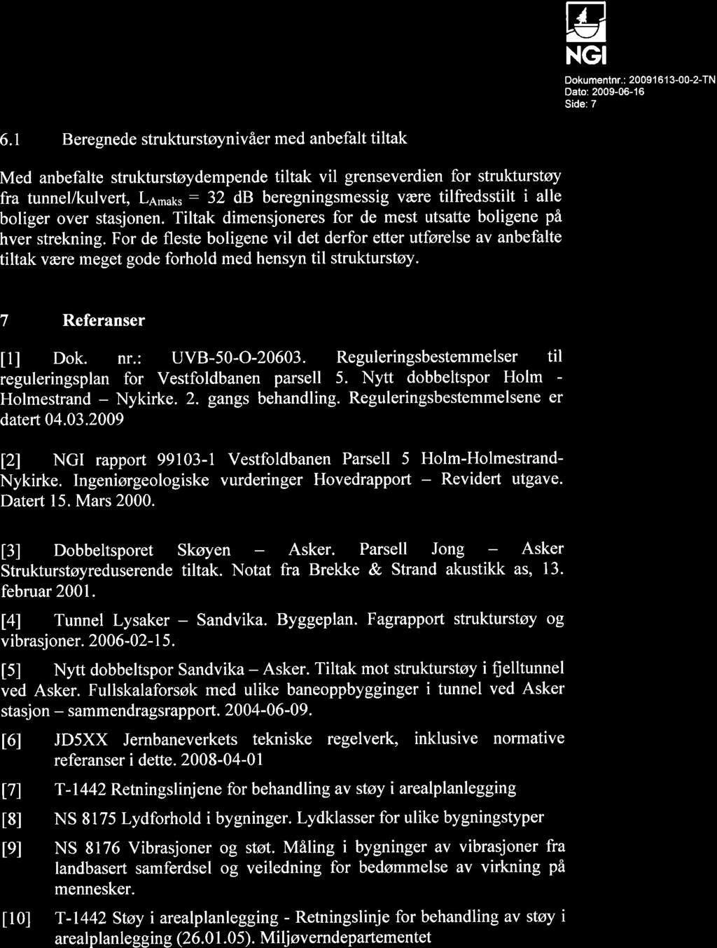 w Dokumentnr.: 20091 6 l 3-00-2-TN Dato: 2009-06-16 Side: 7 6.