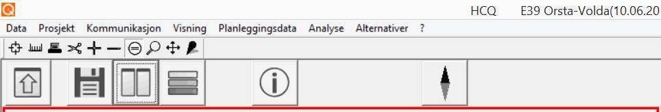 NTNU I ÅLESUND SIDE 49 Skjermdump 4: Oppgavelinjen til HCQ På skjermdumpen ser vi oppgavelinjen i Office-versjonen av HCQ Navigator.