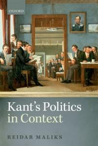 Kant's politics in Context av Reidar Maliks, Oxford University Press, 2014. Eg er usikker.