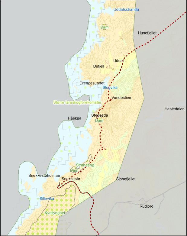 med landskapsvernområdet er å bevare et