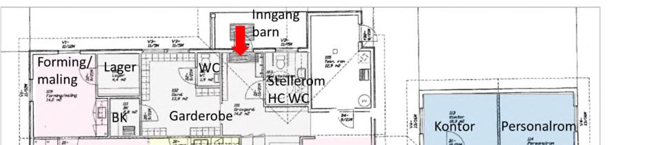 Selsverket barnehage Kort presentasjon Barnehagebygget består av et skolehus fra midten av 1800-tallet og et tilbygg fra 2007.