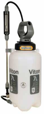 96 Sprøyter - VITON 00646 02689 Nobb 020000 Viton,2 Liters trykksprøyte - Liten, kraftig trykksprøyte til anvendelse av sterke kjemikalier - Utstyrt med Viton-forseglinger av fluoroelastomer - To års