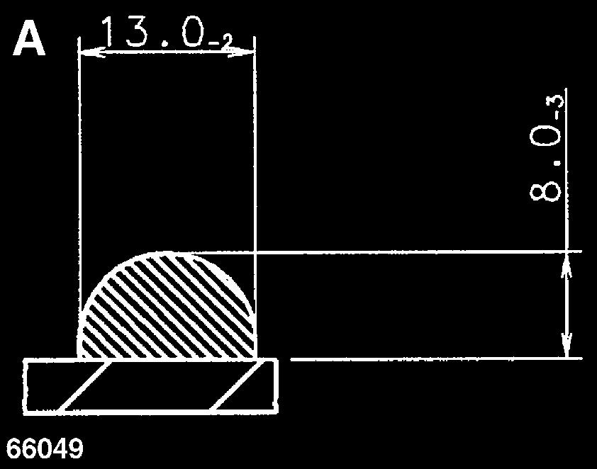 HOOLDUS Kandke mõlemale korpusepoolele hermeetik Atmosit (5) nagu näidatud joonisel 5-8. Jälgige hermeetikukihi laiust ja kõrgust (A) ja (B).