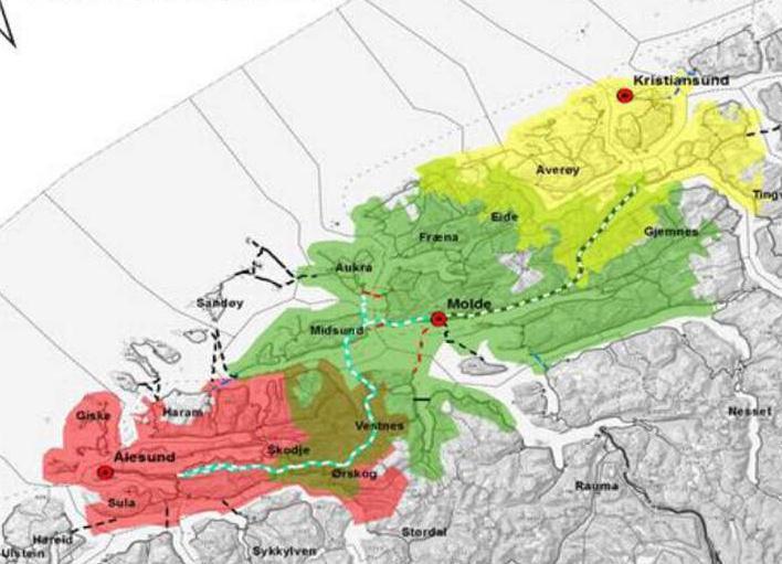 Dei same effektane blir stadfesta i BI-rapporten «Ferjefri E39 Næringsliv og verdiskaping» (Nordkvelde og Reve, 2013).