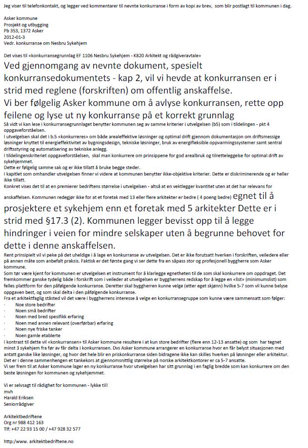 Følgende kvalifikasjonskriterier ble laget av PRU kriterier for utvelgelse Selv om flere søkere oppfyller kvalifikasjonskravene vil minimum 4 maksimum 7 deltakere bli invitert til å gi endelig tilbud.