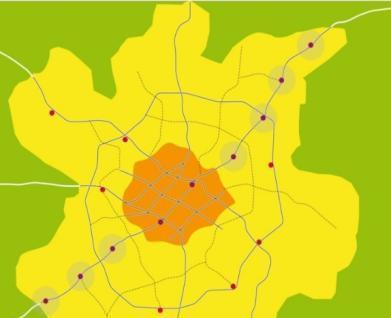 10-minutters «byen» Mennesket som utgangspunkt