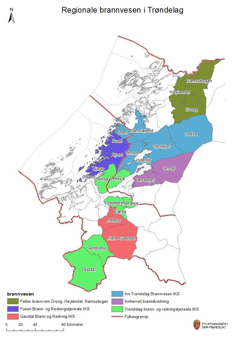 - NIVI Analyse AS Førøvrig ble Fosen Brann- og Redningstjeneste IKS etablert i 2011, med Ørland, Bjugn, Åfjord og Roan som eiere.