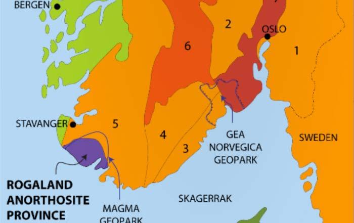 Vi benytter i all hovedsak kortreist stein fra de unike geologiske forekomstene vi har i Dalane: - Hvit