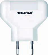 Megamans nattlampe er spesielt designet for å lyse opp konturene i soverom, trapper og