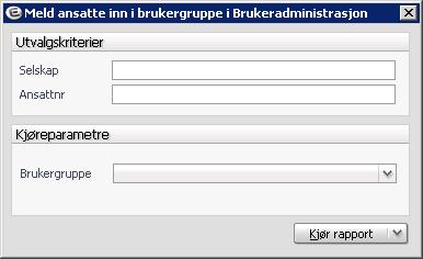 3.4 Brukergruppen Web-tilgang ansatte Brukergruppen Web-tilgang for ansatte er spesiell.