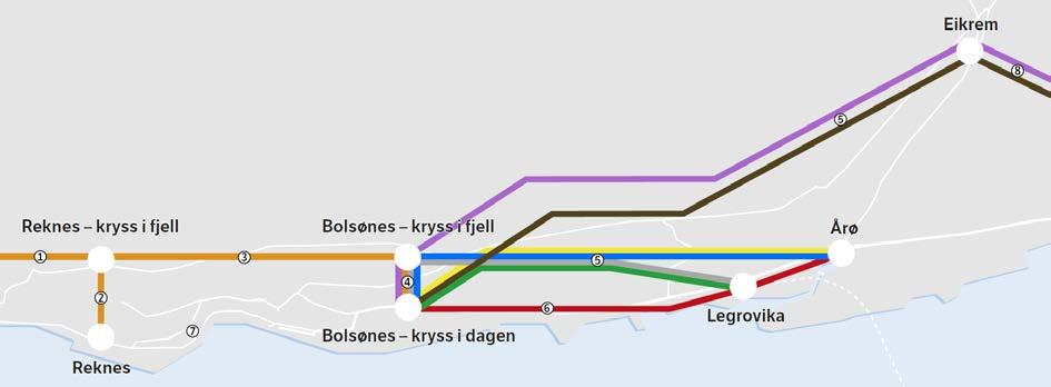 3 TRAFIKALE VIRKNINGER 3.1 Trafikkberegninger 3.1.1 Forutsetninger Trafikkutvikling beregnes ved hjelp av trafikkmodell.