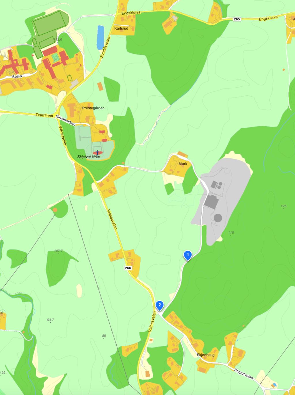 og sykkel-bruk fra planområdet er imidlertid svært beskjedent/ ikke eksisterende. Det skyldes at ingen så langt bruker slikt transportmiddel fram til aktiviteter på planområdet.