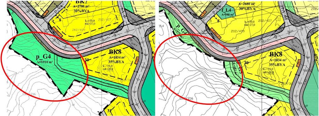 ivaretatt landskapsprofilenfra Tromøysund. Svært bratt adkomstvei til de to tomtene på toppen og med vendehammeren blir terrenginngrepene store. To hus forsvarer ikke dette.