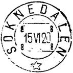 SOKNEDAL SOKNEDALEN poståpneri, på gården Fossumsmoen, i annex til Støren prestegjeld, ble opprettet med virksomhet fra 01.01.1879.