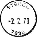 ? Registrert brukt fra 3-12-77 IWR til 10-9-96 IWR Stempel nr. 13 Type: I21N Utsendt?? STØREN Innsendt?? Registrert brukt 2.2.79 KLV Stempel nr. 14 Type: I25N Utsendt?