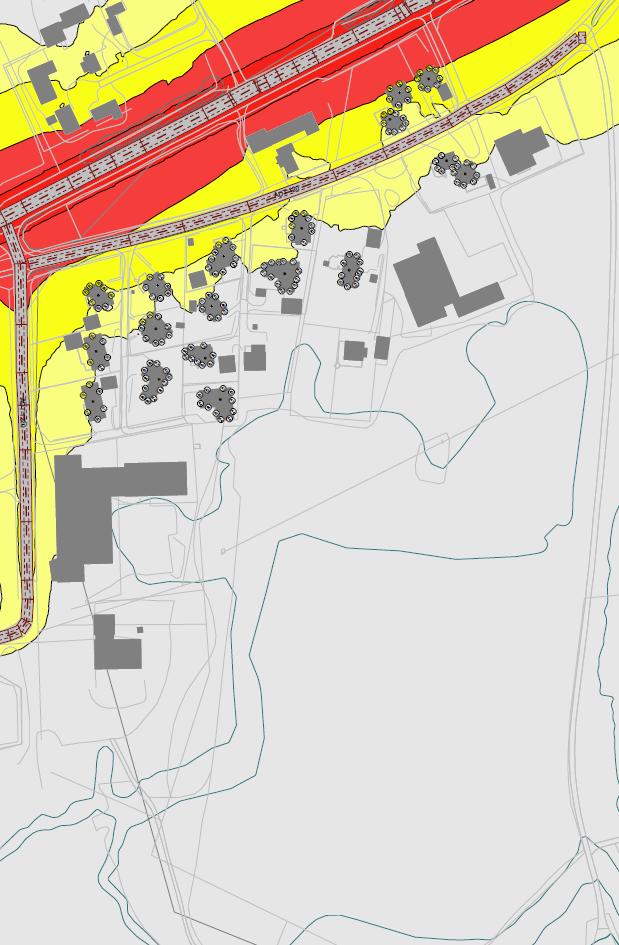 4 Resultat av støyberegninger Beskrivelse av beregningsmetode, og beregningsforutsetninger er vist i vedlegg. 4.