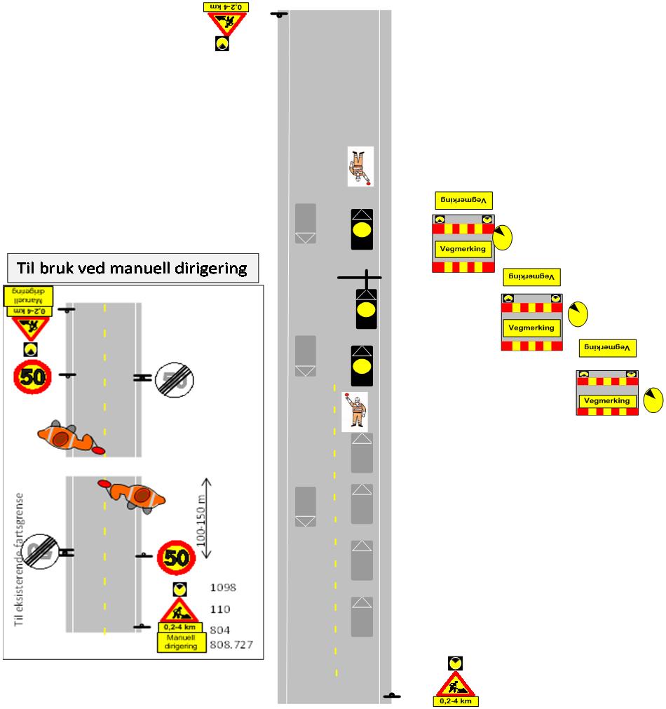 Plan nr.: 5 Sveis nr: Vedtak nr.: Veg nr.: fra Hp/km: til Hp/km: Strekning: : Arbeid som skal utføres: : Underskrevet plan er vedtak med hjemmel i skiltforskriftens 9 og 3.