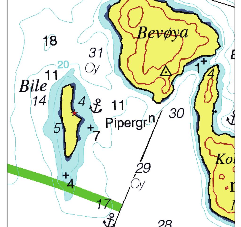 Post 9 Bile N59.508 E10.629 I et tre til på stranda til høyre for toalettene. En av Oslofjorden perler. Øya Bile ligger som en utpost mot Breidangen ut for nordspissen av Jeløya.