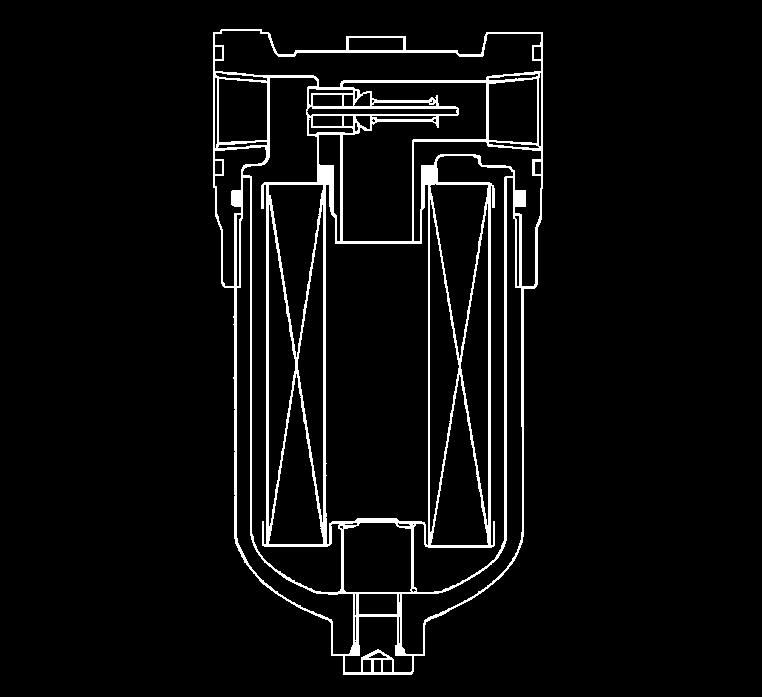 Vedlikehold Kontroller O-ringene (), skift dem ut ved behov og sett dem inn med hydraulikkolje. Sett inn hydraulikkoljefilteret. Skru fast filterkoppen igjen. Skru inn tappeskruen.