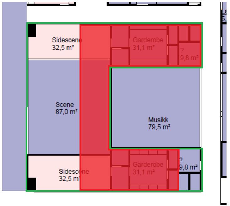 konkurransedeltakerne ble det bestemt at konkurranseforslagene skulle tegnes ut med kulturscene. Dette bl.a. med bakgrunn i at: Bedre å justere ned et forslag for scene (ned til skolens behov) enn å justere opp.