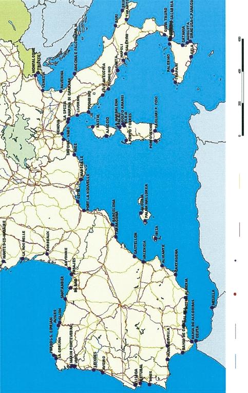 OVERSIKTSPLAN OVER DET TRANSEUROPEISKE TRANSPORTNETT (tidsramme 2010) SJOØHAVNER KATEGORI