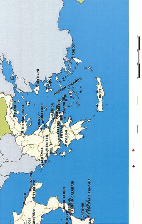 OVERSIKTSPLAN OVER DET TRANSEUROPEISKE TRANSPORTNETT (tidsramme 2010) SJOØHAVNER KATEGORI A