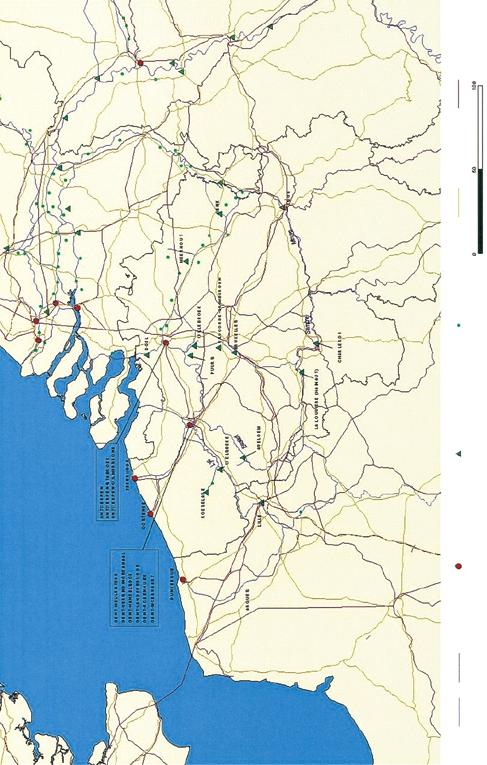 OVERSIKTSPLAN OVER DET TRANSEUROPEISKE TRANSPORTNETT (tidsramme 2010) SJOØHAVNER OG INNLANDS VANNVEIER 02/2001 4.