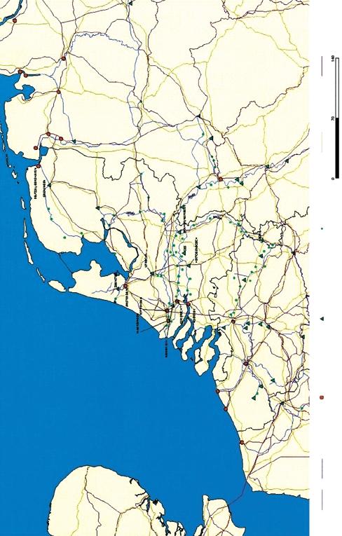 OVERSIKTSPLAN OVER DET TRANSEUROPEISKE TRANSPORTNETT (tidsramme 2010) SJØOHAVNER OG INNLANDS VANNVEIER 02/2001 4.