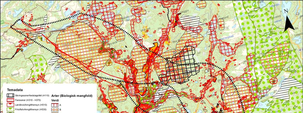 Forslag til planområde med