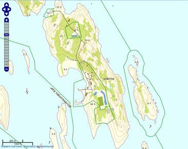 ØSTRE BOLÆRNE Skildring av området Østre Bolærne er den austlegaste av Bolærne øyane.