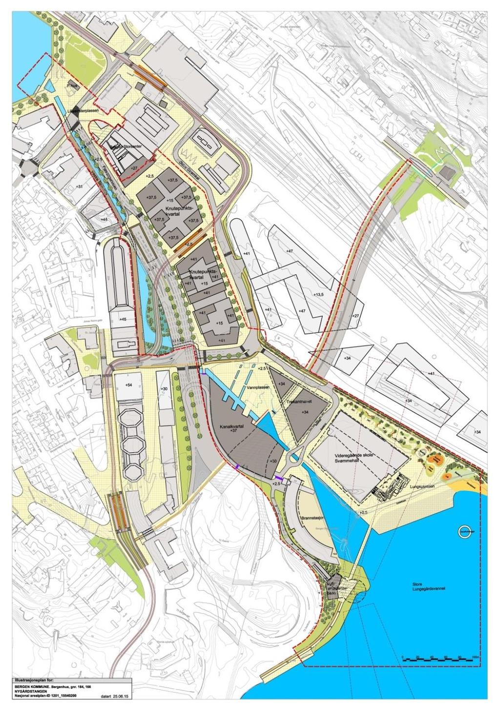 Områdeplan for Nygårdstangen Planen omfatter området mellom hovedveikrysset og godsterminalområdet på Nygårdstangen, samt Bygarasjen og Fjøsangerveien/Vestre Strømkai.