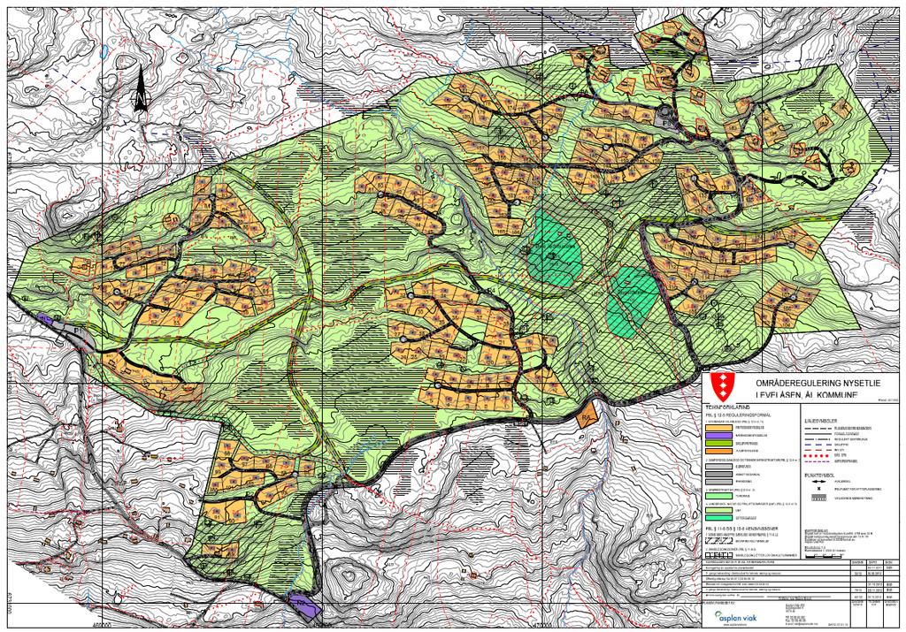 Masseuttak ved Nysetlie - Driftsplan 6 Bilde 3: Utsnitt av områdereguleringen for Nysetlie, vedtatt 20.12.2012.