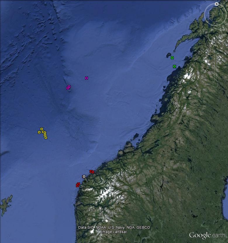 13 7 1 Fiskebas 07.10.2016 08:10 62 04N 02 57E Makrell Stim 10-100 m Svak vind Full slipping <1 0 7 2 Fiskebas 07.10.2016 11:42 61 55N 02 49E Makrell Stim 0-70 m Svak vind Full slipping 300 0 7 3 Fiskebas 07.