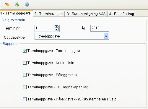 termin 2010 Det er nytt format på terminoppgaven gjeldende fra 1. termin 2010. Du må nå oppgi oppgavetype ved innsendelse av terminoppgaven.