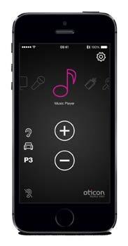 Utvidede funksjoner ConnectLine-appen Appen til iphone, ipad, ipod touch og Android -enheter gir en intuitiv og diskret måte å kontrollere høreapparatene og ConnectLine-systemet på.