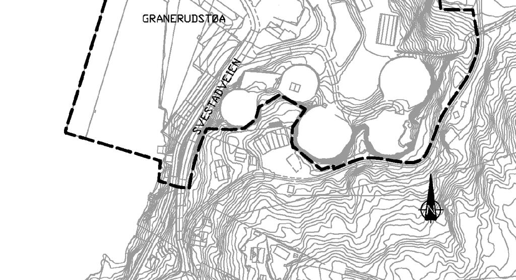 Området består av infrastruktur ved brygge og veier med tilhørende lagerbygninger, næringsvirksomhet og