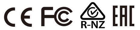 EU Declaration of Conformity English: This equipment is in compliance with the essential requirements and other relevant provisions of Directive 2006/95/EC, 2011/65/EC.