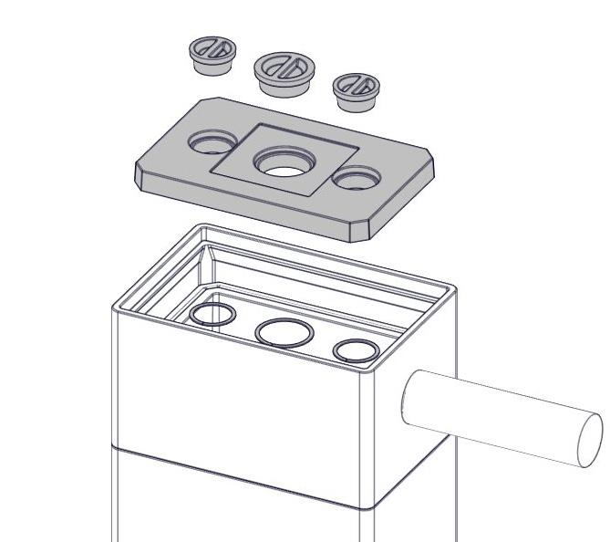 Plasser de neste delene i Powerstone - PI-SAL01-130 - PI-SAL01-13A (x2) - PI-SAL01-13B Place the next Powerstone parts - PI-SAL01-130 - PI-SAL01-13A (x2) - PI-SAL01-13B Asenna