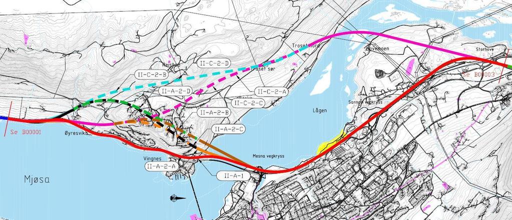 Side 5 tekniske anlegg og fiskebruk i strandsonen. Ved dagens rasteplass ved Vingrom kirke etableres et fotopunkt med mulig stopp for nordgående trafikk.