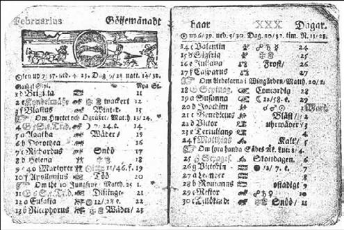 Ja, jeg er enig men vet du at Danmark-Norge gikk over fra den julianske kalenderen til den gregorianske (som vi fremdeles bruker i dag) i år 1700, ved at man sløyfet datoene mellom 18. februar. og 1.