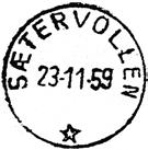 1903 SÆTERVOLDEN Innsendt 20.10.1924 Registrert brukt fra 29 II 04 HLO til 23 XII 22 HLO Stempel nr. 2 Type: SL Best. gravør 04.09.