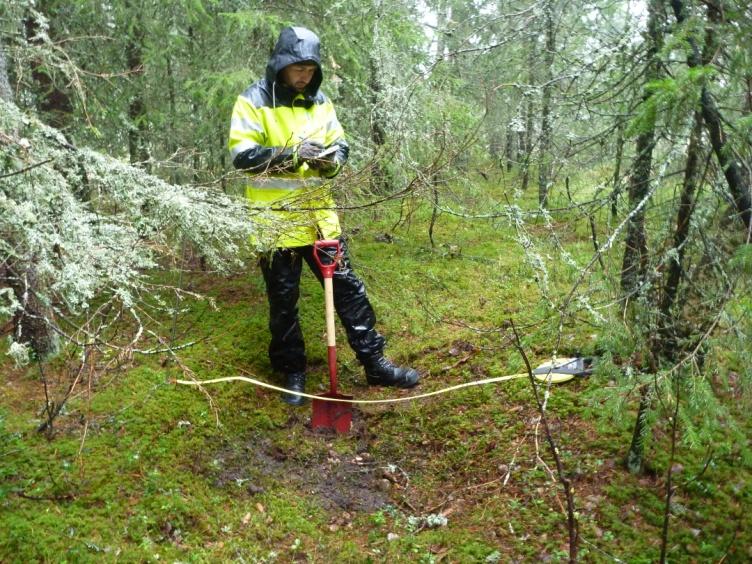 Kullgropen ble registrert under overflateregistrering. Gropen er en avlang nedgraving med nordsørgående retning og 1,6m i ytre mål. Ettersom ingen voller var synlige kan ingen indre mål angis.