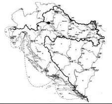 Stalne točke - reperi Reperi su stalne geodetske točke kojima je određena nadmorska visina metodom geometrijskog nivelmana Niz repera istog