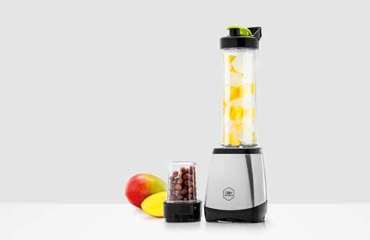 Veil. pris: 599,- Effekt: 300 W Blender Smoothie Twister Smoothieblender med pulsfunksjon og en hastighetsinnstilling 2 600 ml BPA-frie kopper med