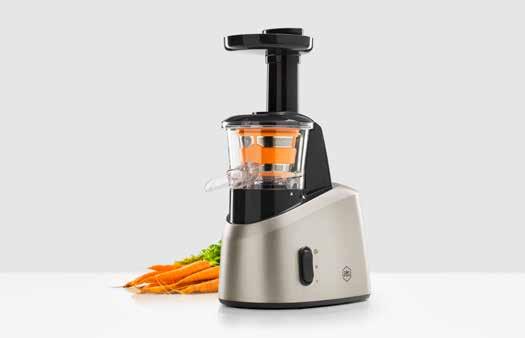 pris: 1 099,- Effekt: 800 W Slow Juicer Infiny Juice En ny generasjon juicepresse som gir jevne og næringsrike juicer, fulle av vitaminer og smak Den effektive presseteknologien utnytter