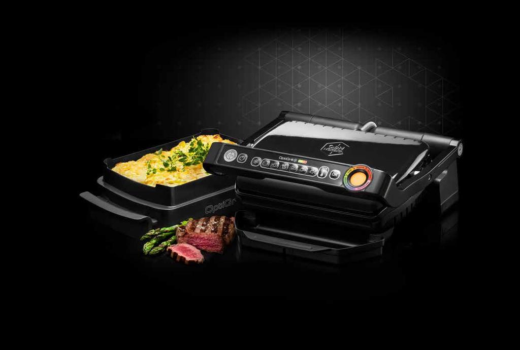 MATLAGING OptiGrill OptiGrill MATLAGING INNOVATION AUTOMATIC Co ok in g Pr og ra ms Co ok in g Leve l In di ca to r Th ic kn es s Meas ur emen t Manu al tem p setting Contact Grill OptiGrill+ with