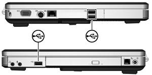 6 Eksterne enheter Bruke en USB-enhet USB (Universal Serial Bus) er et maskinvaregrensesnitt som du kan bruke for å koble eventuelle eksterne enheter, for eksempel USB-tastatur, -mus, -skriver,